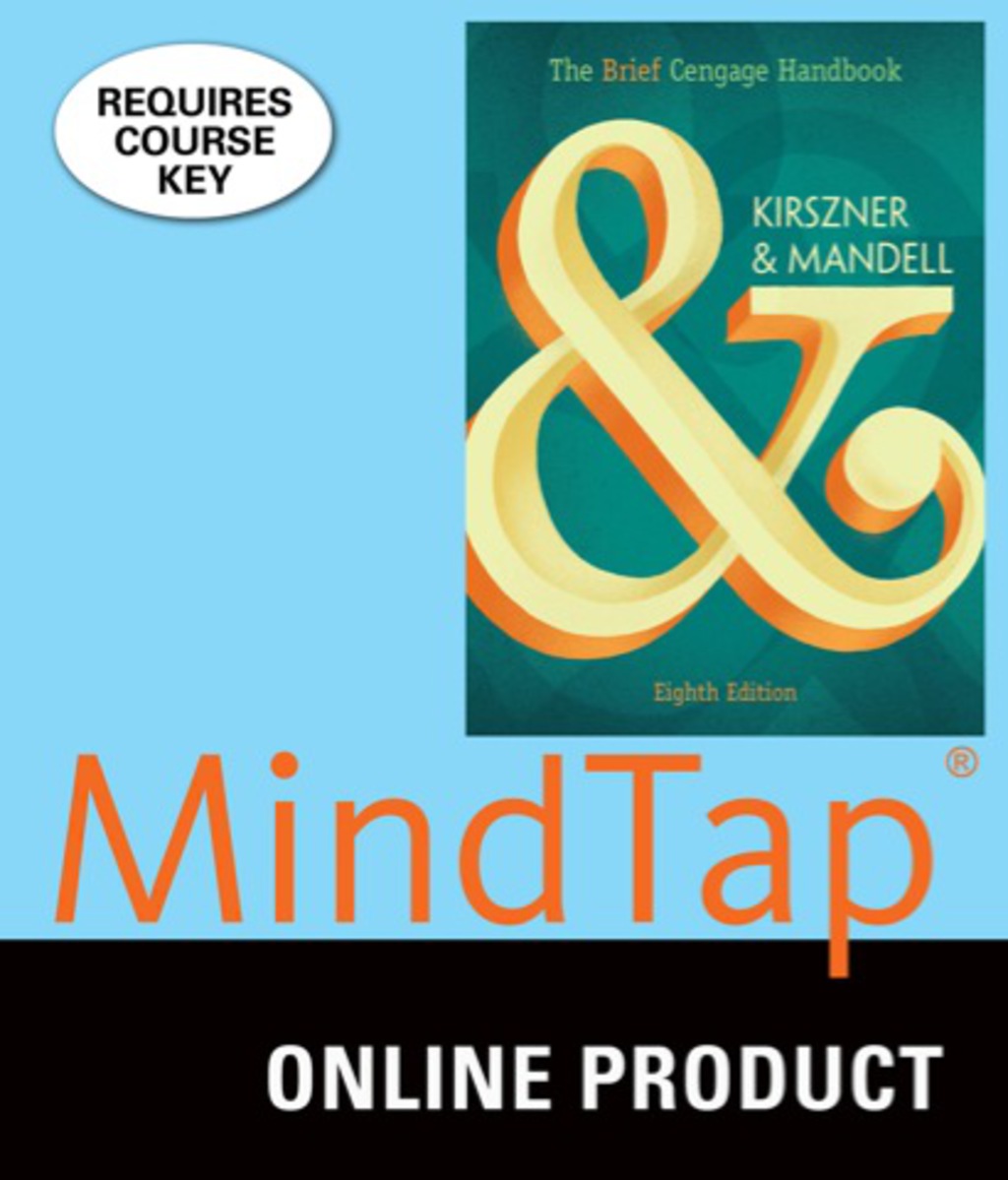 MindTap English for Kirszner/Mandell's The Brief Cengage Handbook, 8th Edition, [Instant Access], 1 term (6 months) 8th Edition â€“ PDF/EPUB Version Downloadable